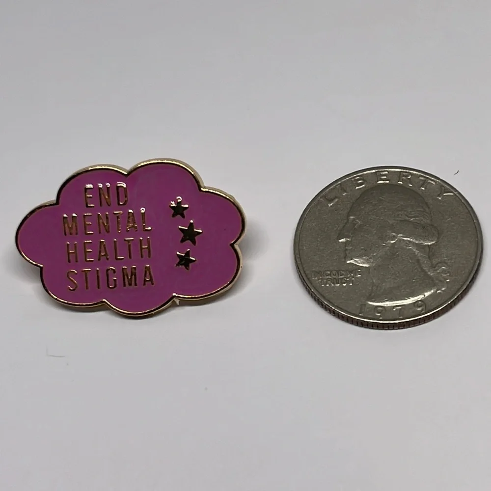 End Mental Health Stigma brooch lapel‎ pin backpack pin hat pin